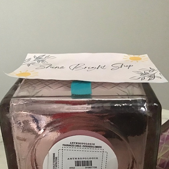 Anthropologie Candle Snowflake House New With Tag - Picture 11 of 11